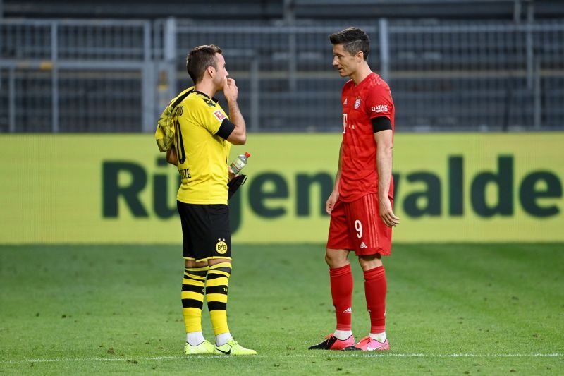 Mario Gotze (left)