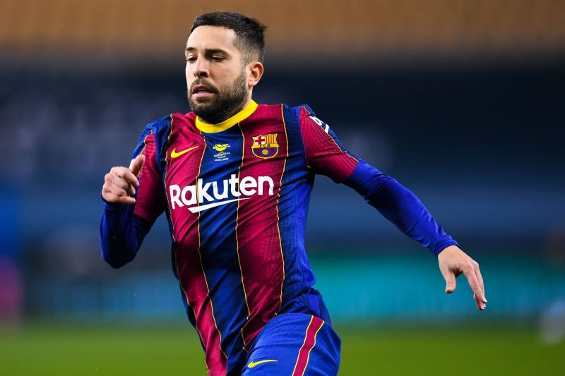 Jordi Alba was a thorn in the flesh of the Valencia defense