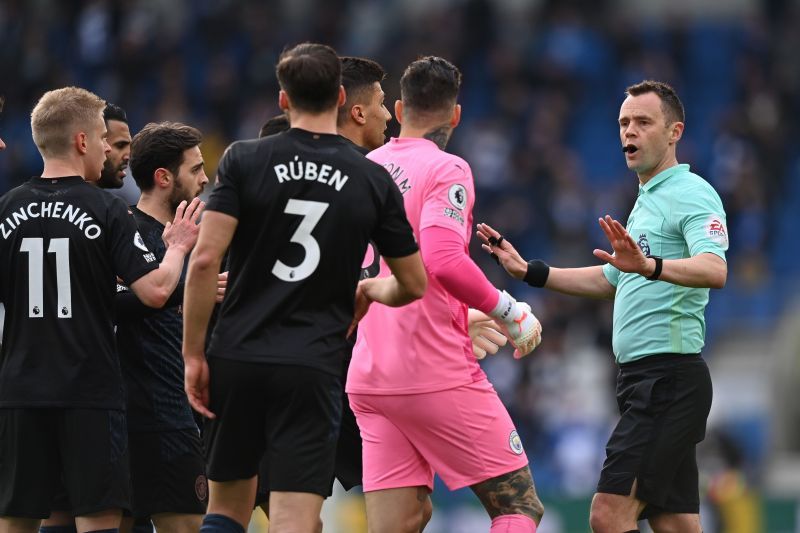 Joao Cancelo&#039;s red card saw Manchester City getting reduced to ten men.