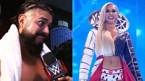 Andrade and Charlotte Flair got engaged on New Year's Eve in 2019