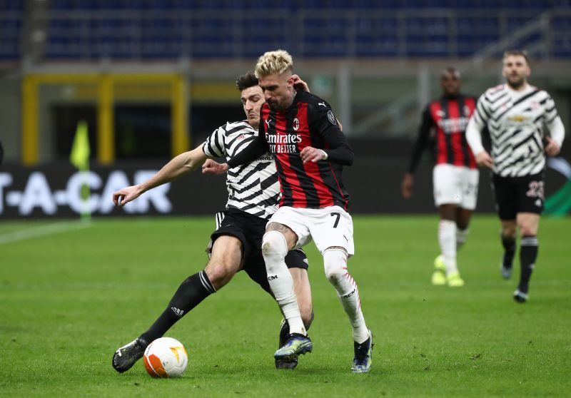 Castillejo in action for AC Milan