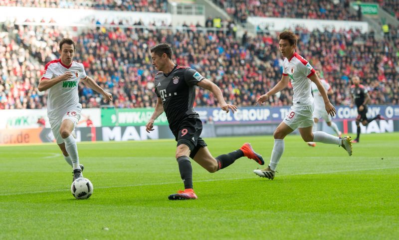 Bayern Munich beat Augsburg 1-0 earlier this season