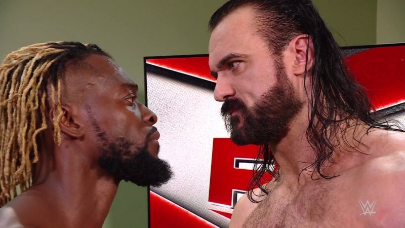 Drew McIntyre and Kofi Kingston in WWE