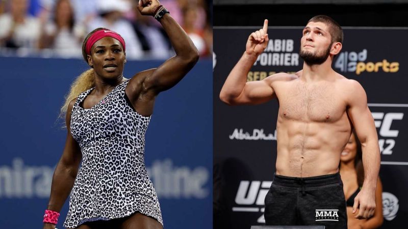 Serena Williams and Khabib Nurmagomedov