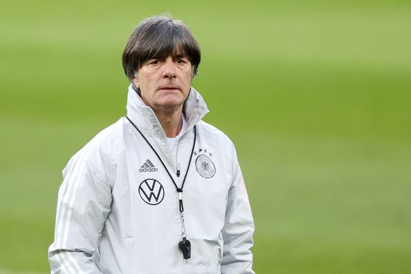 Germany manager Joachim L&ouml;w. (Photo by Alexander Hassenstein/Getty Images)