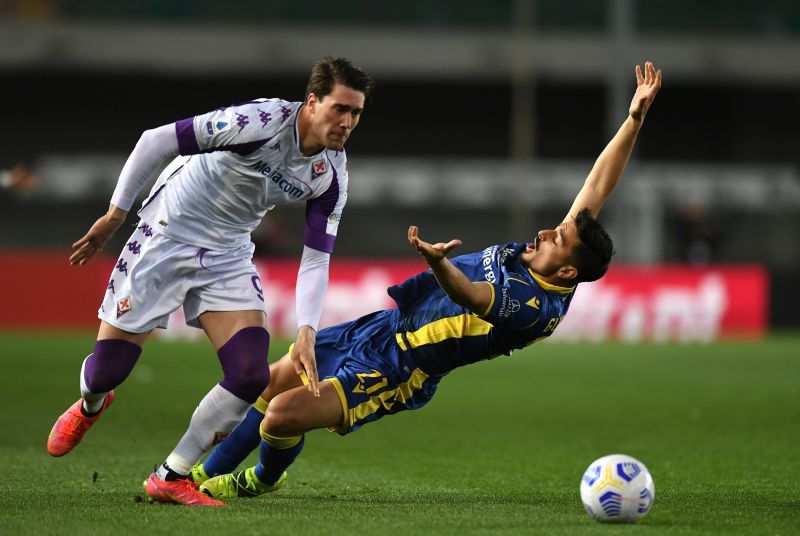 Dusan Vlahovic is enjoying a brilliant season with Fiorentina. (Photo by Alessandro Sabattini/Getty Images)