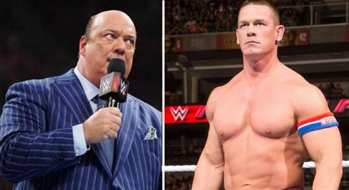 Paul Heyman and John Cena