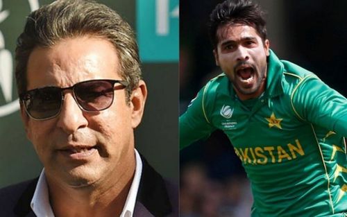 Wasim Akram and Mohammad Amir