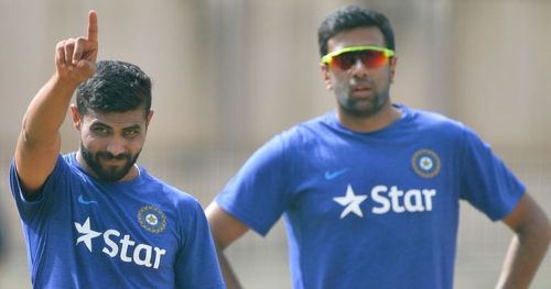 Ravindra Jadeja (left) and R Ashwin (Photo: AFP)