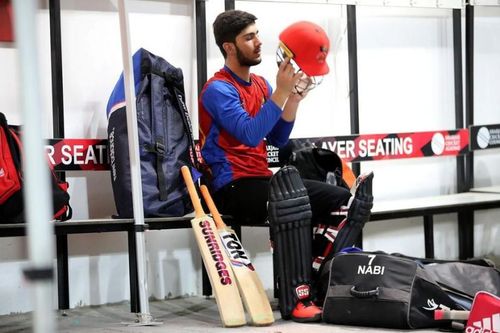 Mohammad Nabi's son Hassan Khan. (Source: The National)