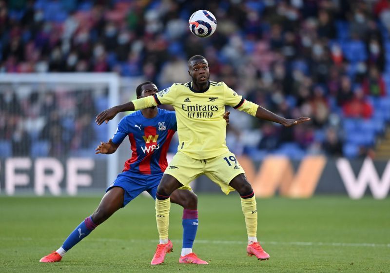 Nicolas Pepe netted a brace against Crystal Palace