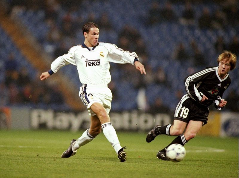 Fernando Redondo in action for Real Madrid