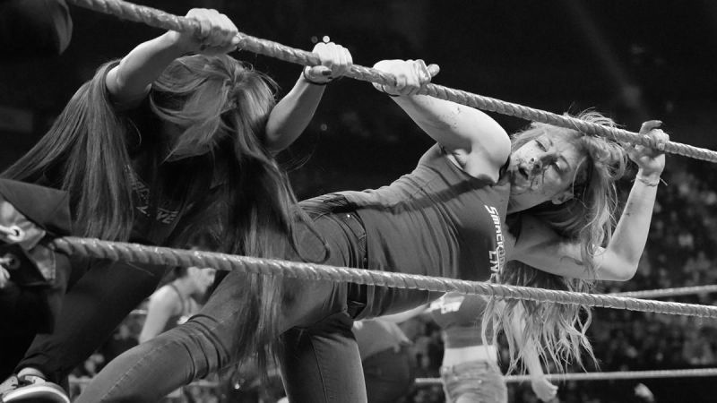 Becky Lynch in action