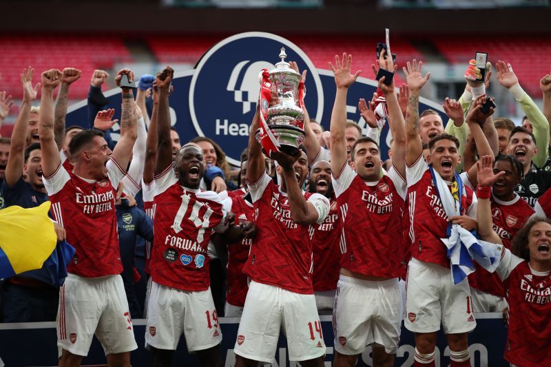 Arsenal won the 2020 FA Cup under Arteta. (Photo by Adam Davy/Pool via Getty Images)