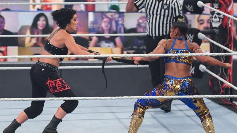 Bayley and Bianca Belair