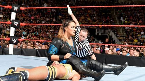 Nia Jax squashes Britt Baker