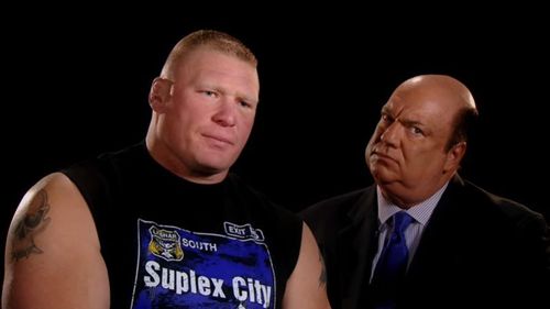 Brock Lesnar (w/Paul Heyman) conquered The Undertaker's WrestleMania undefeated streak