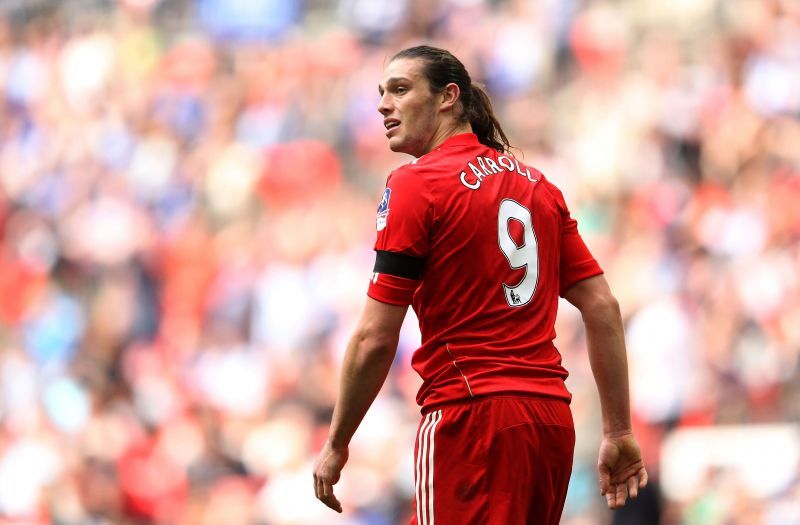 Carroll did not have the best of times at Anfield