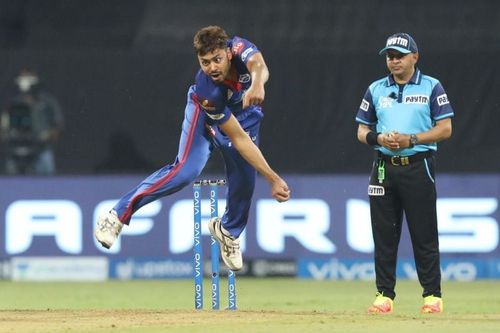 Avesh Khan is the highest wicket-taker for the Delhi Capitals in IPL 2021 thus far [P/C: iplt20.com]