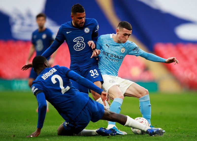 Emerson Palmieri is now Chelsea&#039;s backup left back. (Photo by Ian Walton - Pool/Getty Images)