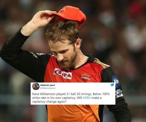 Fans unhappy with Kane Williamson's captaincy, SRH management's decision-making