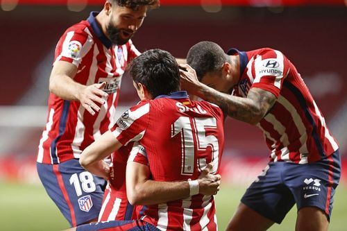 Atletico Madrid remain top of La Liga after beating Real Sociedad.