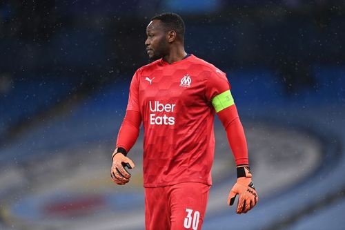 Olympique de Marseille's Steven Mandanda