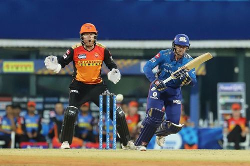 The Sunrisers Hyderabad will go up against the Mumbai Indians in Match No. 31 of IPL 2021. (Image Courtesy: IPLT20.com)