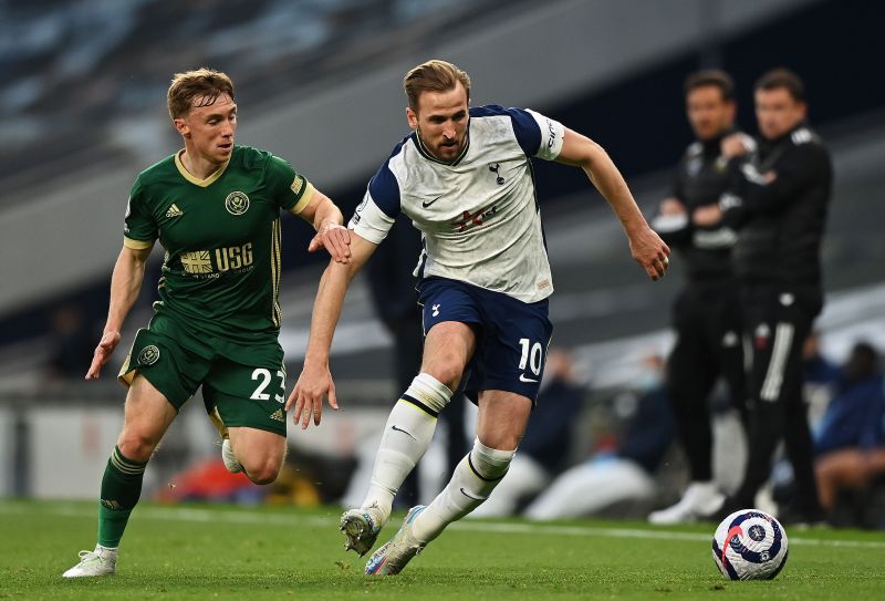 Harry Kane struggled to make an impact against Sheffield United tonight.