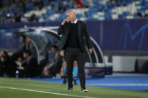 Real Madrid manager Zinedine Zidane. (Photo by Gonzalo Arroyo Moreno/Getty Images)