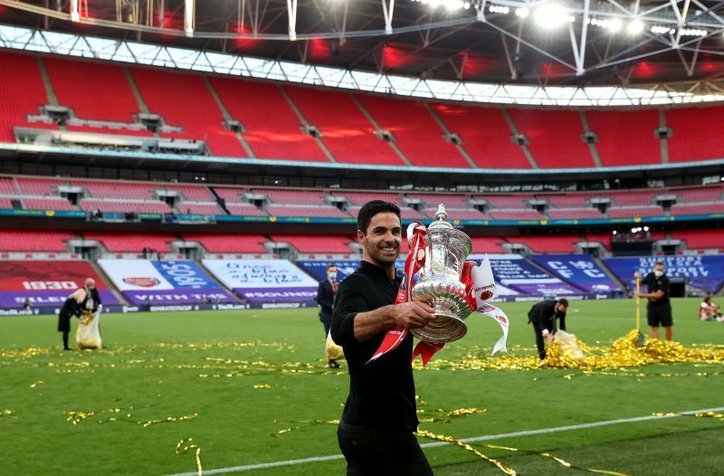 2020 FA Cup Final - the undoubted high of Arteta&#039;s Arsenal managerial tenure.