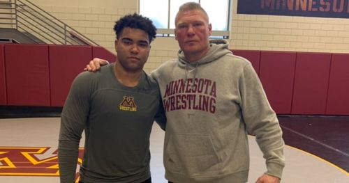 Gable Steveson talks about his relationship with Brock Lesnar.