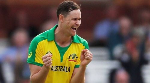 Jason Behrendorff did his bit to help India