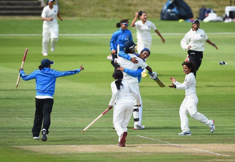 India Women beat their English counterparts by six wickets in the last Test in 2014