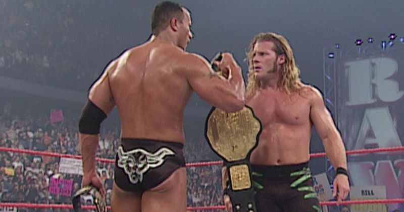 The Rock won the WCW World Heavyweight Championship from Chris Jericho