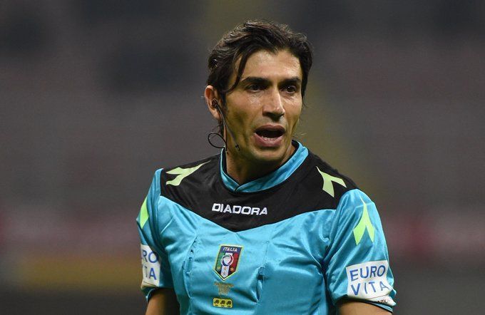 Gianpolo Calvarese made some controversial calls during the game.