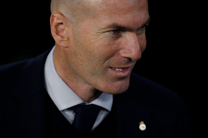 Real Madrid manager Zinedine Zidane. (Photo by Fran Santiago/Getty Images)