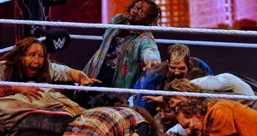 WWE's use of zombies in a lumberjack match took the term 'dead' to a whole new level