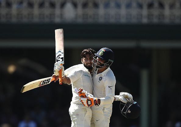 Rishabh Pant and Ravindra Jadeja