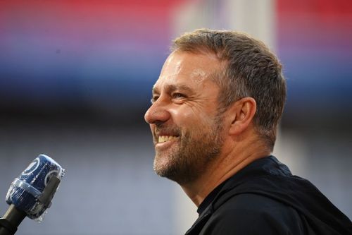 Bayern Munich manager Hans- Flick. (Photo by Matthias Hangst/Getty Images)