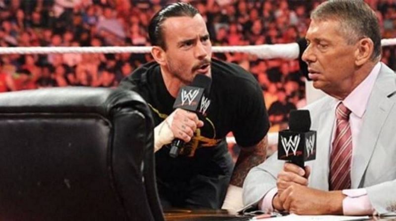 CM Punk took a cheeky dig at the WWE Chairman
