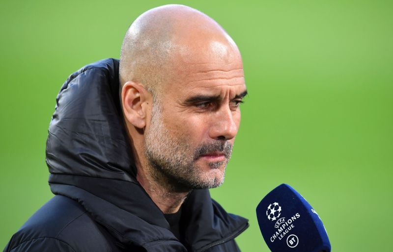 Manchester City manager Pep Guardiola. (Photo by Frederic Scheidemann/Getty Images)