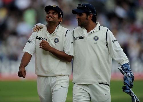 Suresh Raina & MS Dhoni.