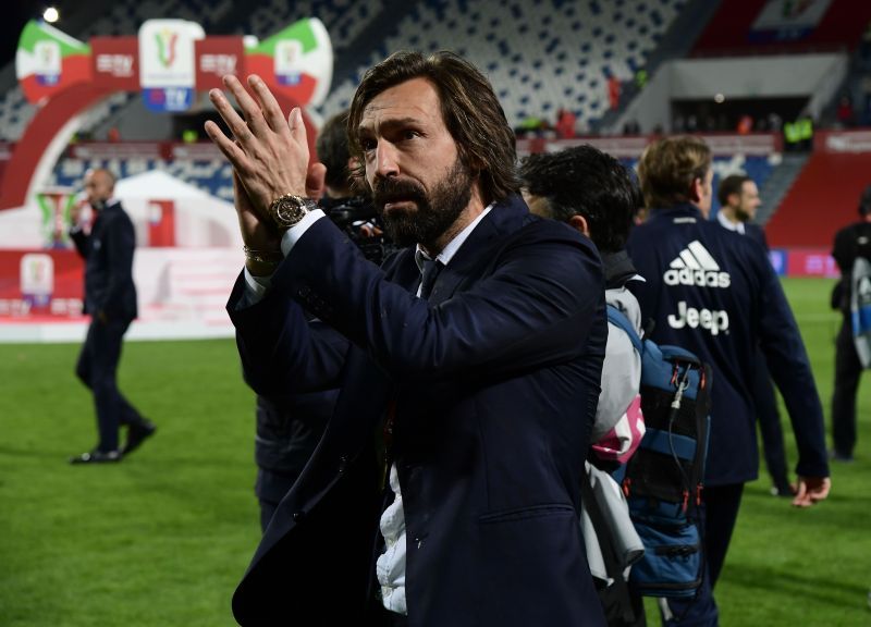 Juventus sackk head coach Andrea Pirlo