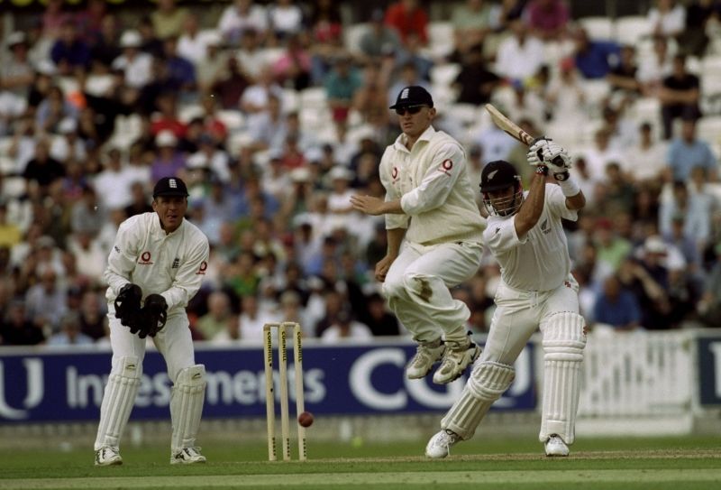 Chris Cairns was in full flow with the bat in the game