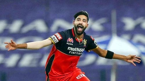 Mohammed Siraj was one of RCB's star performers with the ball [P/C: iplt20.com]