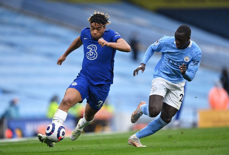 Reece James in action vs. Manchester City.