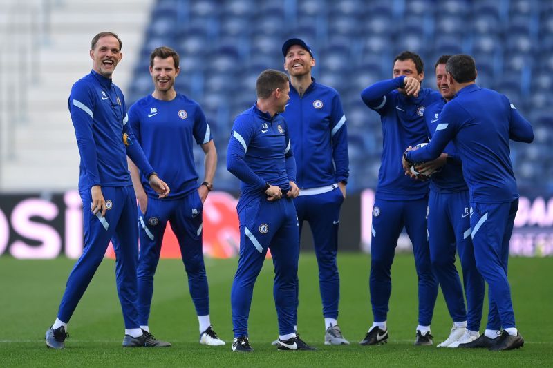 Chelsea FC Training Session and Press Conference - UEFA Champions League Final 2021