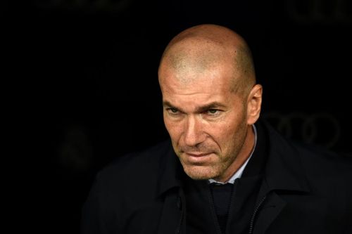 Real Madrid manager Zinedine Zidane