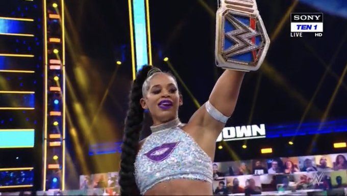 Bianca Belair with a huge win